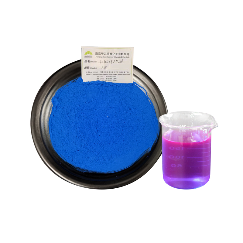 Порошок Phycocyanin Spirulina E18 пигмента цвета качества еды естественный голубой