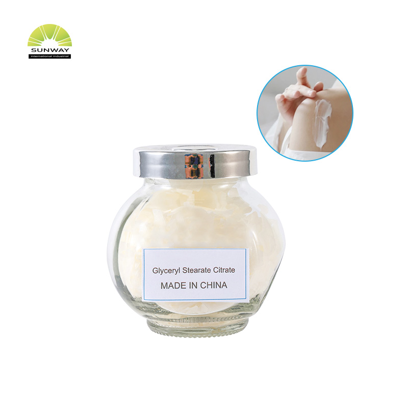 Высококачественный косметический эмульгатор 100% глицерилстеарат цитрат CAS 55840-13-6 для макияжа