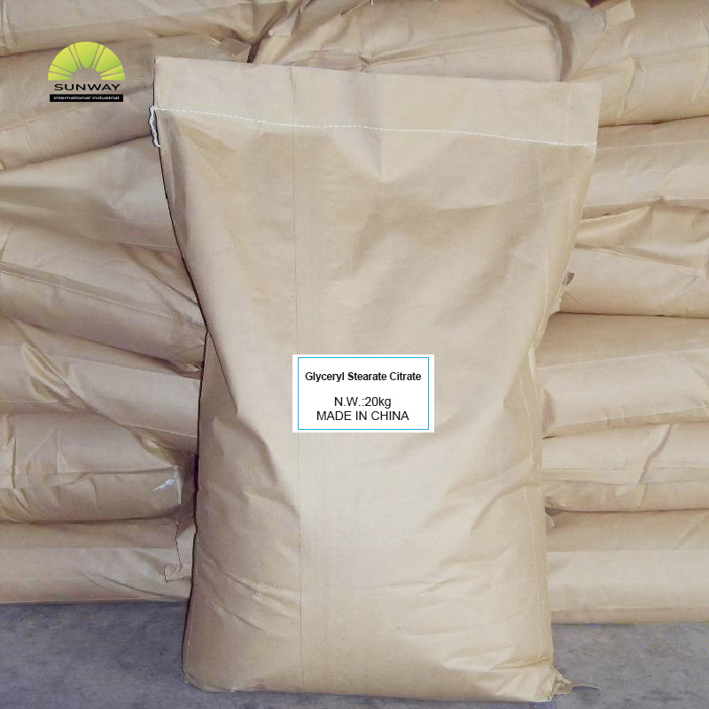 Высококачественный косметический эмульгатор 100% глицерилстеарат цитрат CAS 55840-13-6 для макияжа