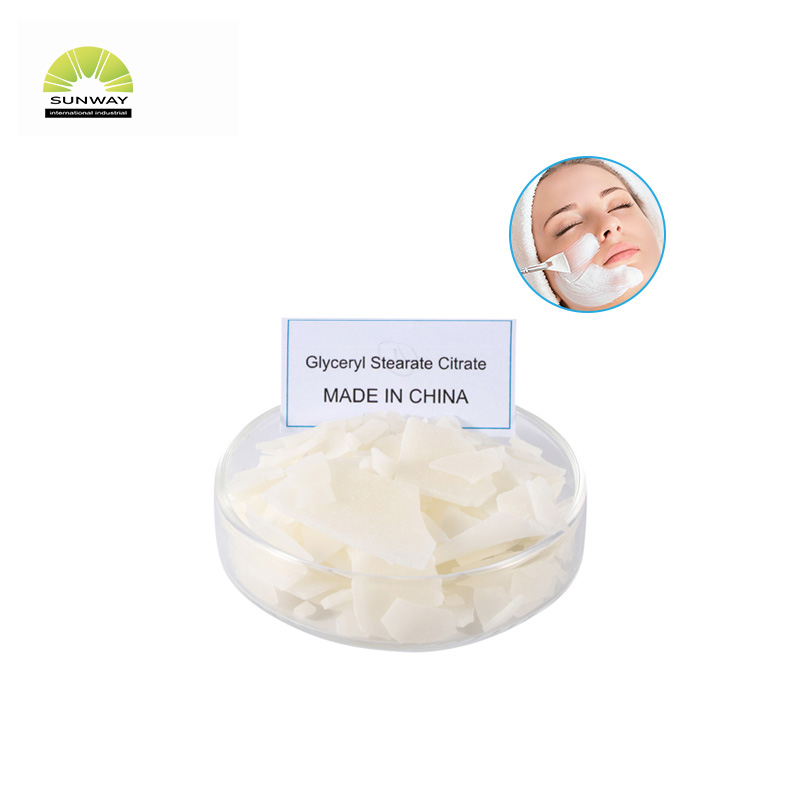 Высококачественный косметический эмульгатор 100% глицерилстеарат цитрат CAS 55840-13-6 для макияжа