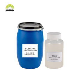 Фабрика китайского производителя Сырье для моющих средств SLES 70% Texapon N70 Лаурилэфирсульфат натрия Цена AES на поверхностно-активное вещество для шампуня CAS 68585-34-2